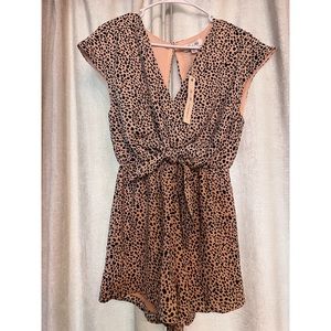 Cheetah Romper
